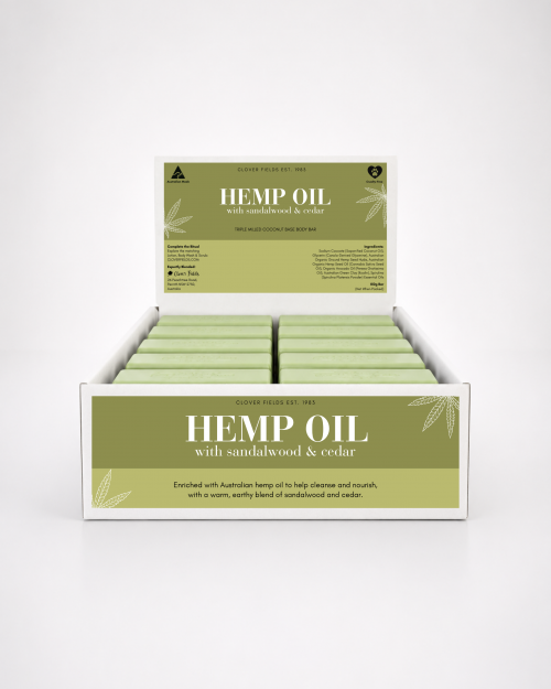 AUSTRALIAN HEMP SOAP 150G - Cleanse your skin with the incredible healing qualities of Hemp Oil. Our hemp is grown and farmed right here in Australia and we combined it with Sandalwood and Avocado extracts to maximise the benefits for your skin. The base is a beautifully blended coconut and the soap bars are made in Sydney Australia by our family business. Quality natural handmade soaps, candle, home, bathroom & beauty products make great gift ideas for him & her for any occasion or if you just want to treat yourself.
