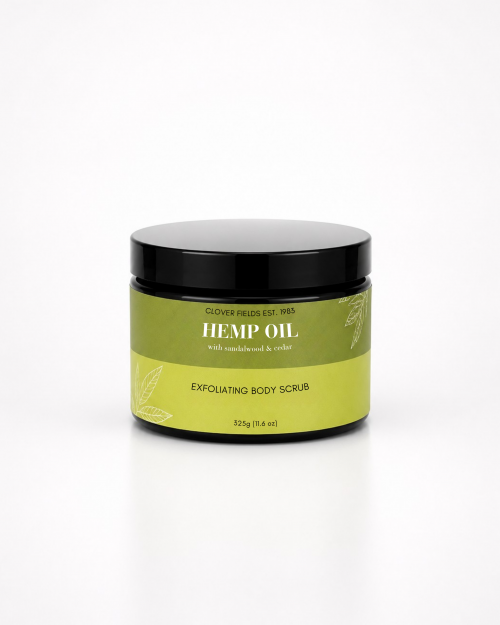 AUSTRALIAN HEMP BODY SCRUB 325G - Relax, renew and revitalise your skin and body with this Australian Hemp Oil Salt Body Scrub. Gently massage into lightly damp skin, focusing on dry areas. Rinse off and pat dry. Exfoliates naturally leaving your skin feeling fresh, detoxed and velvet smooth. Combine bi-weekly use of this scrub with daily application of the Cleansing Wash and Hydrating Lotion for a great skincare routine.
This product does not contain any active THC. Quality natural handmade soaps, candle, home, bathroom & beauty products make great gift ideas for him & her for any occasion or if you just want to treat yourself.