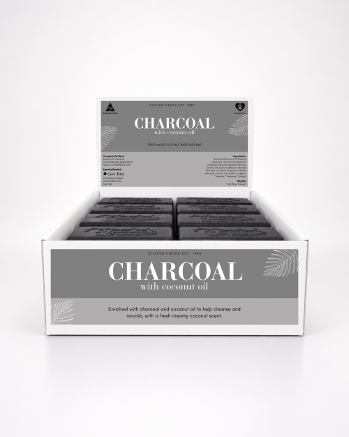 NATURAL SOAP BAR WITH ORGANIC CHARCOAL 150G - A PURE COCONUT BASED SOAP WITH ACTIVATED CHARCOAL FOR A DEEP CLEANSING SKIN CARE REGIME Quality natural handmade soaps, candle, home, bathroom & beauty products make great gift ideas for him & her for any occasion or if you just want to treat yourself.
