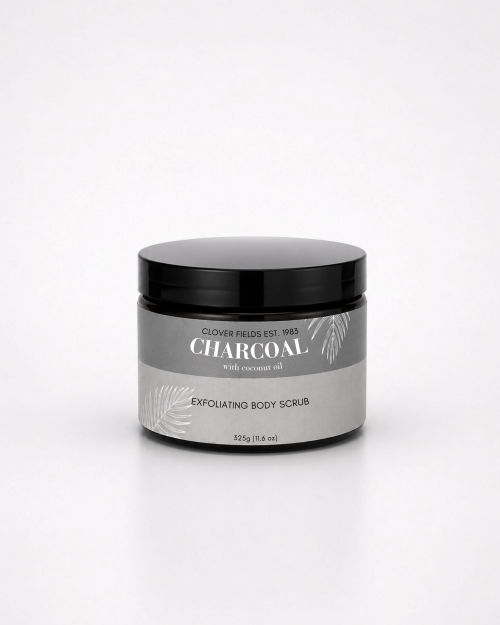 ACTIVATED CHARCOAL EXFOLIATING SALT SCRUB 325GRAMS - AN EXFOLIATING SALT SCRUB WITH ACTIVATED CHARCOAL AND COCONUT OIL THAT WILL DETOX, CLEANSE AND NATURALLY MOISTURISE YOUR BODY. COMBINE BI-WEEKLY USE OF THIS SCRUB WITH DAILY APPLICATION OF ACTIVATED CHARCOAL MOISTURISING CLEANSER FOR A DETOXIFYING SKIN CARE ROUTINE. Quality natural handmade soaps, candle, home, bathroom & beauty products make great gift ideas for him & her for any occasion or if you just want to treat yourself.
