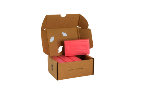 WATERMELON 100G NATURES GIFTS SOAP - 4PK - Natures Gifts Plant-Based Soap bars. Our mouth-watering watermelon scented Natures Gifts soap is the ultimate refreshing summer addition to your home. This soap will remind you of the long hot Australian summer days with its refreshing watermelon fragrance, its just so yummy Quality natural handmade soaps, candle, home, bathroom & beauty products make great gift ideas for him & her for any occasion or if you just want to treat yourself.