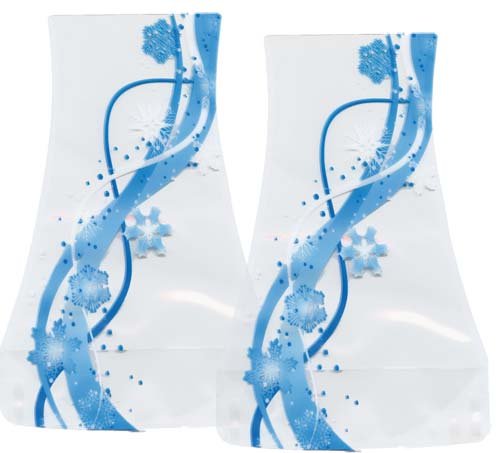 FLAT FOLD VASE WITH BLUE SNOWFLAKE PATTERN - <p>FANTASTIC REUSABLE VASES - NON BREAKABLE, FILL WITH WATER AND THEY POP OPEN TO ALLOW YOU TO ADD YOUR BLOOMS. EMPTY AND DRY OUT FOR FLAT STORAGE. JUST ADD FLOWERS FOR A GREAT GET WELL GIFT, GREAT FUNDRAISER FOR SCHOOLS ESPECIALLY MOTHER'S DAY STALLS. SAFE AND EASY GIFT FOR CHILDREN TO BUY THIEIR MUM'S OF NANS. 27X18X7</p> Quality natural handmade soaps, candle, home, bathroom & beauty products make great gift ideas for him & her for any occasion or if you just want to treat yourself.