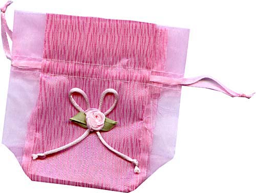 ORGANZA BAG - ORGANZA & TAFFETA BAG - PINK - 9CM X 11.5CM - Multi-use bags to fill with anything you need. A nice bag to package a small gift.

Pink organza and taffeta bag.



Sold in packs of 12 Quality natural handmade soaps, candle, home, bathroom & beauty products make great gift ideas for him & her for any occasion or if you just want to treat yourself.