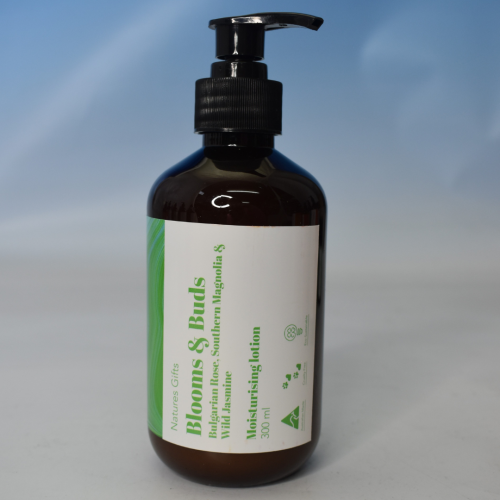 NATURES GIFTS - BLOOMS & BUDS 300ML LOTION - A fresh, floral bouquet made of Bulgarian Rose, Southern Magnolia & Wild Jasmine that celebrates soft femininity and elegance.

Hydrate and soften with this floral-rich 300mL lotion that leaves a light, lingering bloom on the skin

Falling in love with florals? Complete the experience with the full Blooms and Buds range — including the matching Shower Gel, Hand Wash, & Body Scrub, for a beautifully layered scent that lasts all day. Quality natural handmade soaps, candle, home, bathroom & beauty products make great gift ideas for him & her for any occasion or if you just want to treat yourself.