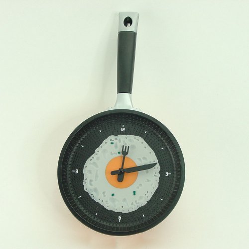 CLOCK - FRYING PAN ORANGE - <p>FRYING PAN CLOCK is a great fun gift for the kitchen in colours of Green and Orange �</p> Quality natural handmade soaps, candle, home, bathroom & beauty products make great gift ideas for him & her for any occasion or if you just want to treat yourself.