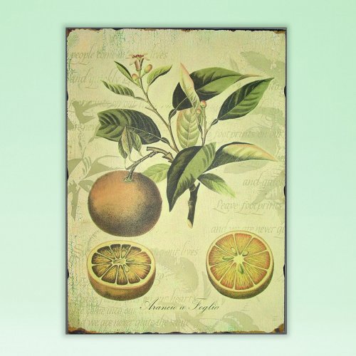 PLAQUE - FRUIT LEMON - <p>VINTAGE LOOK WOODEN WALL PLAQUE. GREAT DECORATOR ITEM FOR KITCHEN OR RESTAURANT. 25X35.5X1</p> Quality natural handmade soaps, candle, home, bathroom & beauty products make great gift ideas for him & her for any occasion or if you just want to treat yourself.