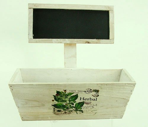 PLANTER - CHALKBOARD - <p>Rectangular Planter with Chalkboard. Use the board to write the berbs planted or for your watering schedule or even messges. A great house warming gift. 26cm x 11cm x 24cm.</p> Quality natural handmade soaps, candle, home, bathroom & beauty products make great gift ideas for him & her for any occasion or if you just want to treat yourself.