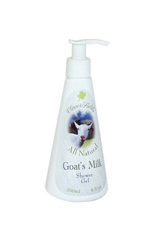 ALL NATURAL GOATS MILK 250ML SHOWER GEL - Shower gel 250ml. A handy easy to use bottle with pump. Great, mild and gentle cleansing shower gel scented with a blend of citrus essential oils. 7 x 7 x 17cm Quality natural handmade soaps, candle, home, bathroom & beauty products make great gift ideas for him & her for any occasion or if you just want to treat yourself.