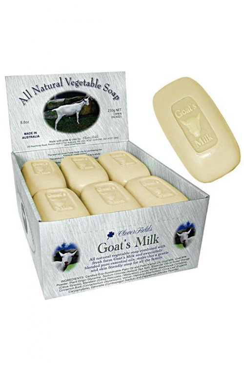 ALL NATURAL GOATS MILK 250G SOAP BAR - <p>Fantastic family size 250g soap bar of pure vegetable goats milk soap scented with all-natural essential oils. It will fast become the family favourite. 12 X 7 X 4. Packed 12 bars per box.</p> Quality natural handmade soaps, candle, home, bathroom & beauty products make great gift ideas for him & her for any occasion or if you just want to treat yourself.