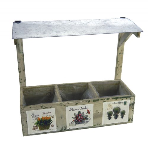 DECORATIVE WOODEN PLANTER BOX - <p>DECORATIVE WOODEN PLANTER BOX. IDEAL TO GROW YOUR FAVOURITE HERBS.</p>
<p>33CM X 11CM X 30CM</p> Quality natural handmade soaps, candle, home, bathroom & beauty products make great gift ideas for him & her for any occasion or if you just want to treat yourself.