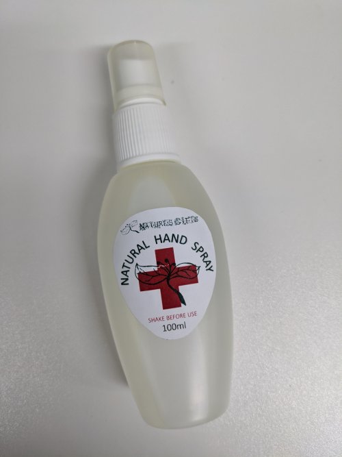 NATURAL HAND SANITISING SPRAY SANITISER - For a quick cleanse on the go you cannot go past this natural hand sanitiser. You can apply to hands and body, as well as surfaces to disinfect. Natural extracts of Rosemary, Lemon Myrtle, Orange and Eucalyptus give it a beautiful aroma and special antimicrobial effects that you do not get from a regular sanitiser. In this 100ml size you are not likely to run out any time soon!
Ingredients: Alcohol (Ethyl Alcohol) 70%, Water (Aqua), Tea Tree Oil (Melaleuca Alternafolia (Tea Tree) Leaf Oil), Eucalyptus Oil (Eucalyptus globulus Leaf Oil), Rosemary Oil (Rosmarinus Officinalis Leaf Oil), Lemon Myrtle Oil (Backhousia citriodora) and Orange Oil (Citrus Aurantium Dulcis Fruit Extract). Quality natural handmade soaps, candle, home, bathroom & beauty products make great gift ideas for him & her for any occasion or if you just want to treat yourself.