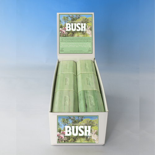 SWIRLED SERIES 100G BUSH SOAP - Explore the essence of the Australian bush with our Bush soap. Enjoy the refreshing scents of native botanicals and wildflowers, transporting you to the heart of the wilderness.

Each bar is hand-streaked & unique to capture the essence of Australias beautiful bushland.
 Quality natural handmade soaps, candle, home, bathroom & beauty products make great gift ideas for him & her for any occasion or if you just want to treat yourself.