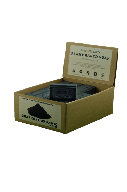 NATURES GIFTS SOAP 100G CHARCOAL ORGANIC DETOX  - Natures Gifts plant based soap bar. This soap is used for its detoxifying effects by removing dirt and excess oils from your pores whilst leaving a  clearer and healthier looking skin. Quality natural handmade soaps, candle, home, bathroom & beauty products make great gift ideas for him & her for any occasion or if you just want to treat yourself.