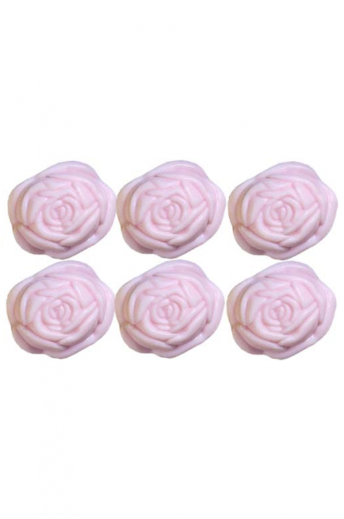 PINK 31G LARGE ROSES SOAP - 4/PACK - Our large Rose soap available in 3 colours. 5 x 5 x 3.5cm. Packed 4 of the one colour per bag. Quality natural handmade soaps, candle, home, bathroom & beauty products make great gift ideas for him & her for any occasion or if you just want to treat yourself.