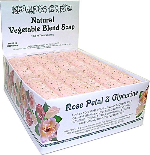 ROSE PETAL & GLYCERINE 30G NATURES GIFTS MINI SOAP - Natures Gifts Plant Based Mini Guest Soap bars.Roses are the flowers of poets, enduring and everlasting. Gently blended with lovely soft Rose Petals and extra Glycerine for a mild everyday skin nourishing bar. Quality natural handmade soaps, candle, home, bathroom & beauty products make great gift ideas for him & her for any occasion or if you just want to treat yourself.