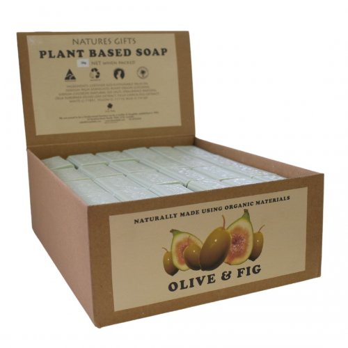 OLIVE AND FIG 30G NATURES GIFTS MINI SOAP - Natures Gifts Plant Based Mini Guest Soap bars. Gently blended with luxurious fig and olive extracts for a mild everyday skin nourishing bar. Quality natural handmade soaps, candle, home, bathroom & beauty products make great gift ideas for him & her for any occasion or if you just want to treat yourself.