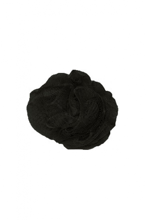 MESH SPONGE BLACK - Round Black Mesh Sponge. Easy drip dry nylon mesh body sponge. 11 x 11 x 11cm Quality natural handmade soaps, candle, home, bathroom & beauty products make great gift ideas for him & her for any occasion or if you just want to treat yourself.