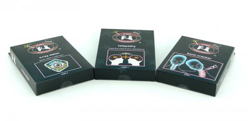 MAGIC SETS - 3 X BOXED MAGIC TRICKS - MAGIC EXPERIENCED BOXED SETS. WE HAVE 9 DIFFERENT TRICKS IN THE SERIES .
OUR SPECIAL OFFER IS 3 ASSORTED MAGIC TRICKS OF WHAT IS AVAILABLE IN STOCK. GREAT FOR PARTY FAVOURS, GIFTS FOR KIDS YOUNG AND OLD . NORMAL RETAIL IS $8.00 EACH. GREAT GIFT TO OCCUPY SOMEONE WHO IS IN HOSPITAL OR HOME SICK, OR TO KEEP LITTLE HANDS BUSY DURING LONG TRIPS.
ELASTO-SNAP, TELEPATHY, ARTIFICIAL INTELIGENCE, MACIC DRAWER, BONE CRACHER, CARD SPINNER, COIN THROUGH DAGGER, FLOATING MATCH, XRAY VISION. Quality natural handmade soaps, candle, home, bathroom & beauty products make great gift ideas for him & her for any occasion or if you just want to treat yourself.
