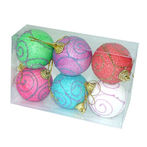 CHRISTMAS - BALLS ASSORTED - <p>BOX SET OF 6 ASSORTED PASTEL COLOURED XMAS BALLS. A LOVELY GIFT TO YOURSELF OR FOR THE XMAS TREE AT WORK, OR AN AFFORDABLE AND THOUGHTFUL GIFT FOR NEIGHBOURS, TEACHERS & WORK MATES.</p> Quality natural handmade soaps, candle, home, bathroom & beauty products make great gift ideas for him & her for any occasion or if you just want to treat yourself.