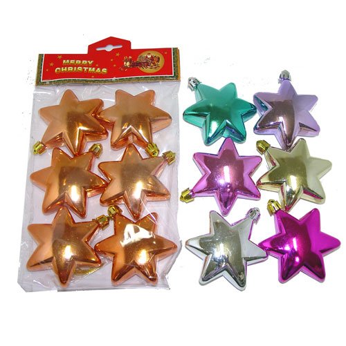 CHRISTMAS - STARS - <p>BUDGET PACKS OF XMAS STARS 6 PER PACK /6 ASSORTED PACKS. A GREAT INEXPENSIVE WAY TO DECORATE YOUR HOME, OFFICE, SCHOOL OR WORK PLACE. ALSO GREAT FOR XMAS STALLS OR FUNDRAISERS.</p> Quality natural handmade soaps, candle, home, bathroom & beauty products make great gift ideas for him & her for any occasion or if you just want to treat yourself.