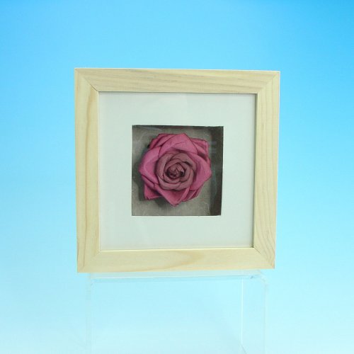 WOODEN SHADOW BOX WITH A ROSE - <p>A wooden shadow box with a rose. A lovely pine framed box with a 3D rose. 18x18x4</p> Quality natural handmade soaps, candle, home, bathroom & beauty products make great gift ideas for him & her for any occasion or if you just want to treat yourself.