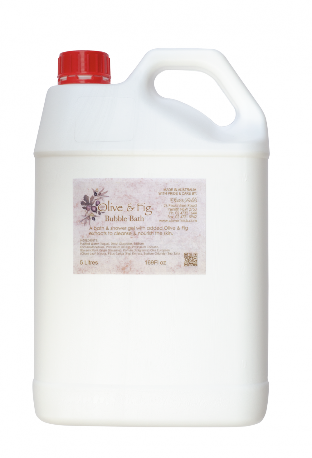 Bulk 5L Bubble Bath Olive & Fig Gifts Ideas for Him & Her for any