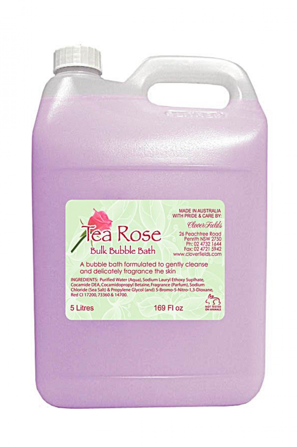 Bulk 5L Bubble Bath Tea Rose Gifts Ideas for Him & Her for any