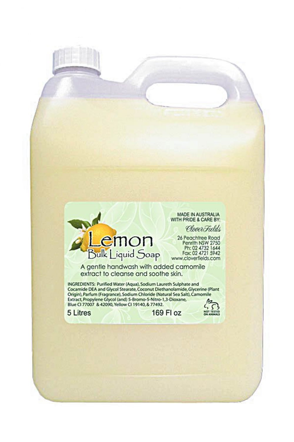 Bulk 5L Liquid Soap Lemon LIQUID SOAP Gifts Ideas for Him & Her for