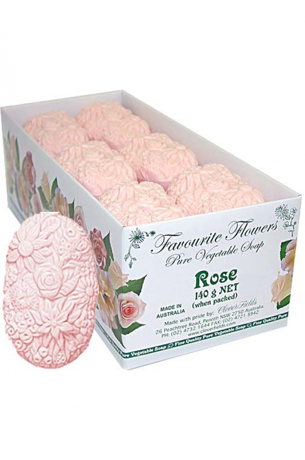 Rose 140g Favourite Flowers Soap Soaps Gifts Ideas for Him & Her for