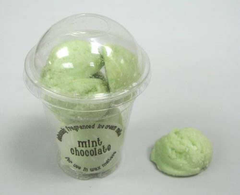 WAX MELT TEMPTATIONS 90gm MINT CHOCOLATE ICE CREAM AIR FRESHENERS 