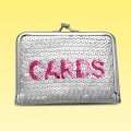GIFTS FOR HER - CARD CASE - SILVER - Gifts Ideas for Him & Her, Natural Handmade Soap, Candles | Clover Fields