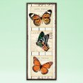  - PLAQUE - BUTTERFLIES ORANGE - Gifts Ideas for Him & Her, Natural Handmade Soap, Candles | Clover Fields