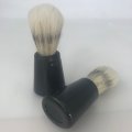 Bathroom Accessories - SHAVING BRUSH WITH BLACK PLASTIC BASE HANDLE - Gifts Ideas for Him & Her, Natural Handmade Soap, Candles | Clover Fields