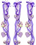 HANGERS - HANGER - CHAIN OF HEARTS MAUVE - Gifts Ideas for Him & Her, Natural Handmade Soap, Candles | Clover Fields