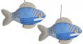 Christmas - HANGER - PATCHWORK FISH BLUE - Gifts Ideas for Him & Her, Natural Handmade Soap, Candles | Clover Fields