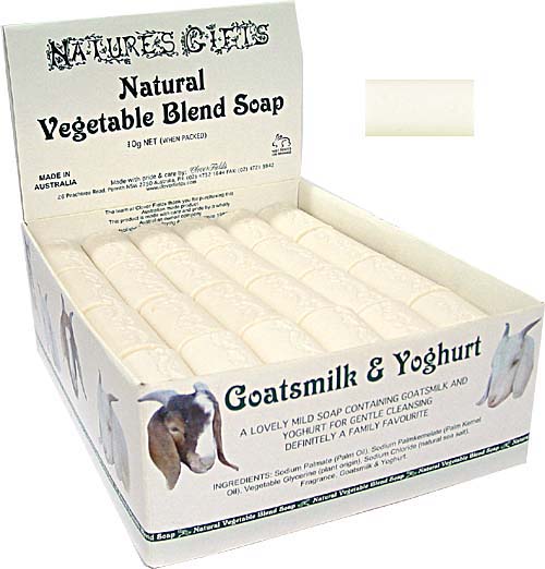 All Natural Goats Milk - Goatsmilk & Vitamin E Health Bar 30g Natures Gifts Mini Soap - Gifts Ideas for Him & Her, Natural Handmade Soap, Candles | Clover Fields