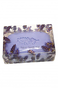 Printed Box Soaps - Lavender 250g Printed Clear Boxed Soap - Gifts Ideas for Him & Her, Natural Handmade Soap, Candles | Clover Fields