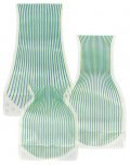 FOLDING VASES - FLAT FOLD VASE WITH STRIPED PATTERN  - SET OF 3 - Gifts Ideas for Him & Her, Natural Handmade Soap, Candles | Clover Fields