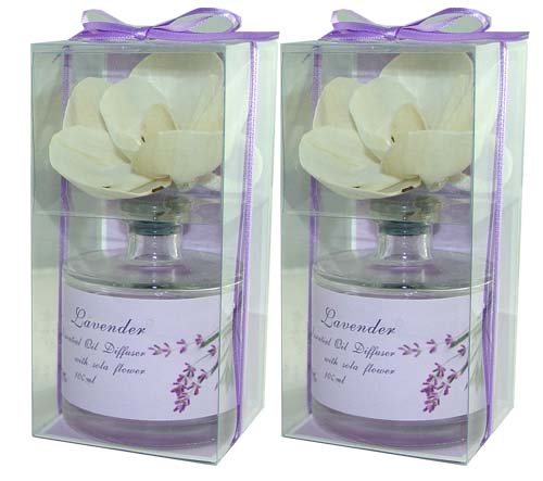 AIR FRESHENERS - DIFFUSERS - LAVENDER WITH FLOWER   - Gifts Ideas for Him & Her, Natural Handmade Soap, Candles | Clover Fields